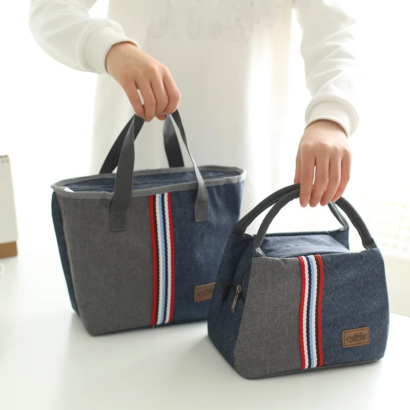Оксфорд Ланч сумка изолированный кулер для женщин детей Bento Термическая еды