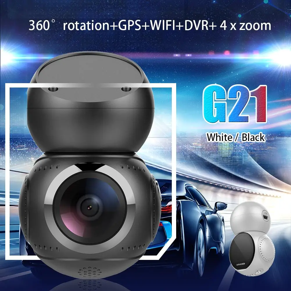 G21 Smart Видеорегистраторы для автомобилей Регистраторы тире Камера 1080 P WI FI 4 раза