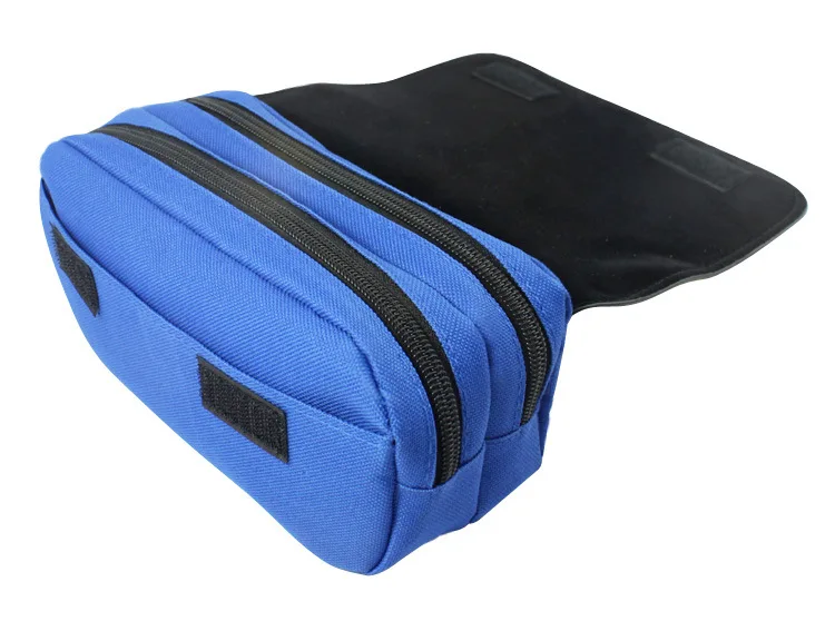 Пенал Yuri на двойной молнии для канцелярских принадлежностей кожаный Органайзер