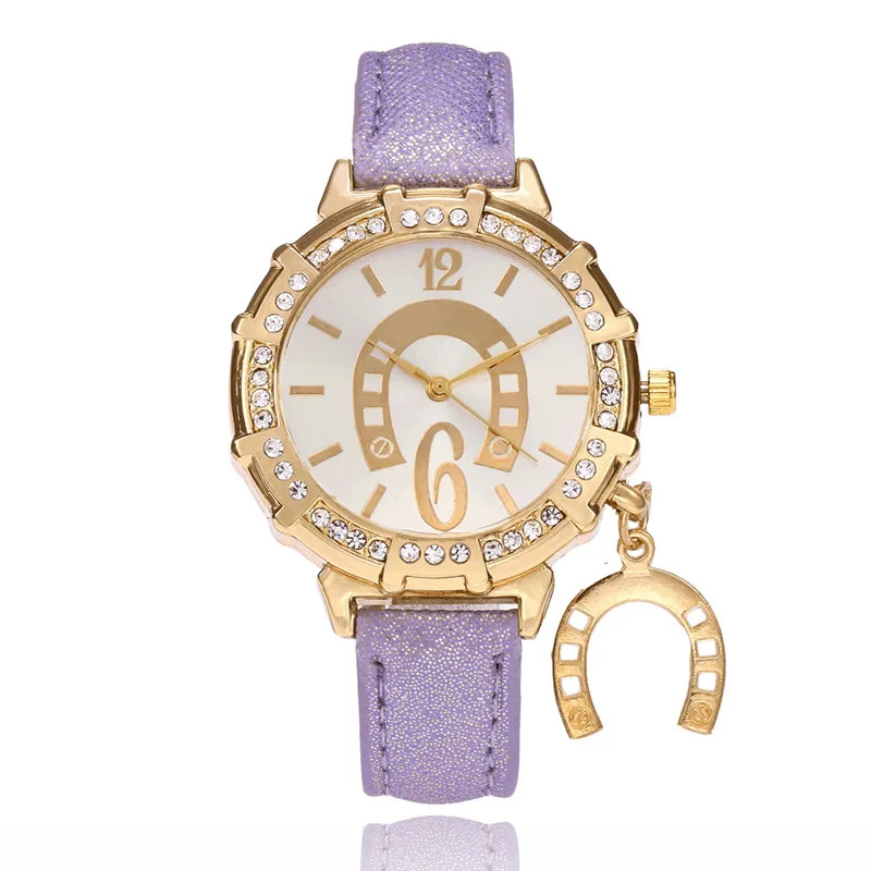 Женские часы с кристаллами LASPERAL минималистичные цифрами кварцевые из