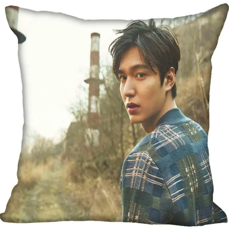 Квадратный чехол для подушки KPOP Lee Min ho на заказ спальни молнии домашняя наволочка