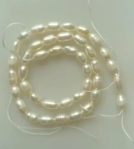 Оптовые 5 шт. 7 8 мм белые формы из жемчуга воды мягкие бусы|8 mm|perles en grosperle d'eau douce |