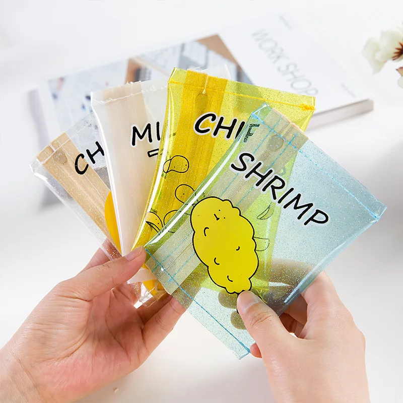 Креативный маленький кошелек прозрачный ПВХ мини для монет милый конфетный цвет