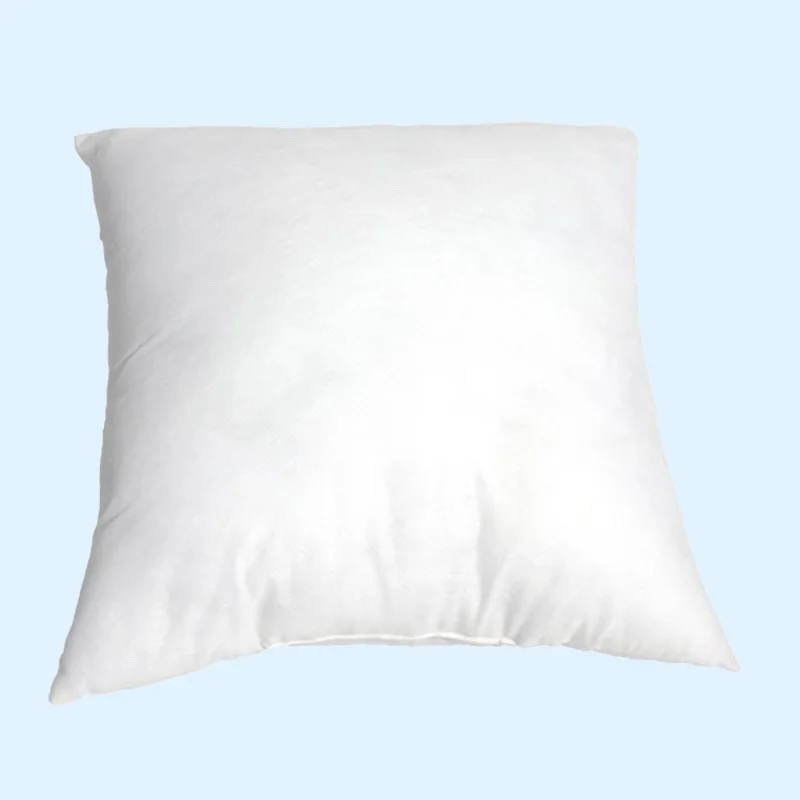 

White Pillow Core Soft Non-woven Fabric Cotton Car Backrest Chair Seat Cushion Filling Pillow Core Square 33