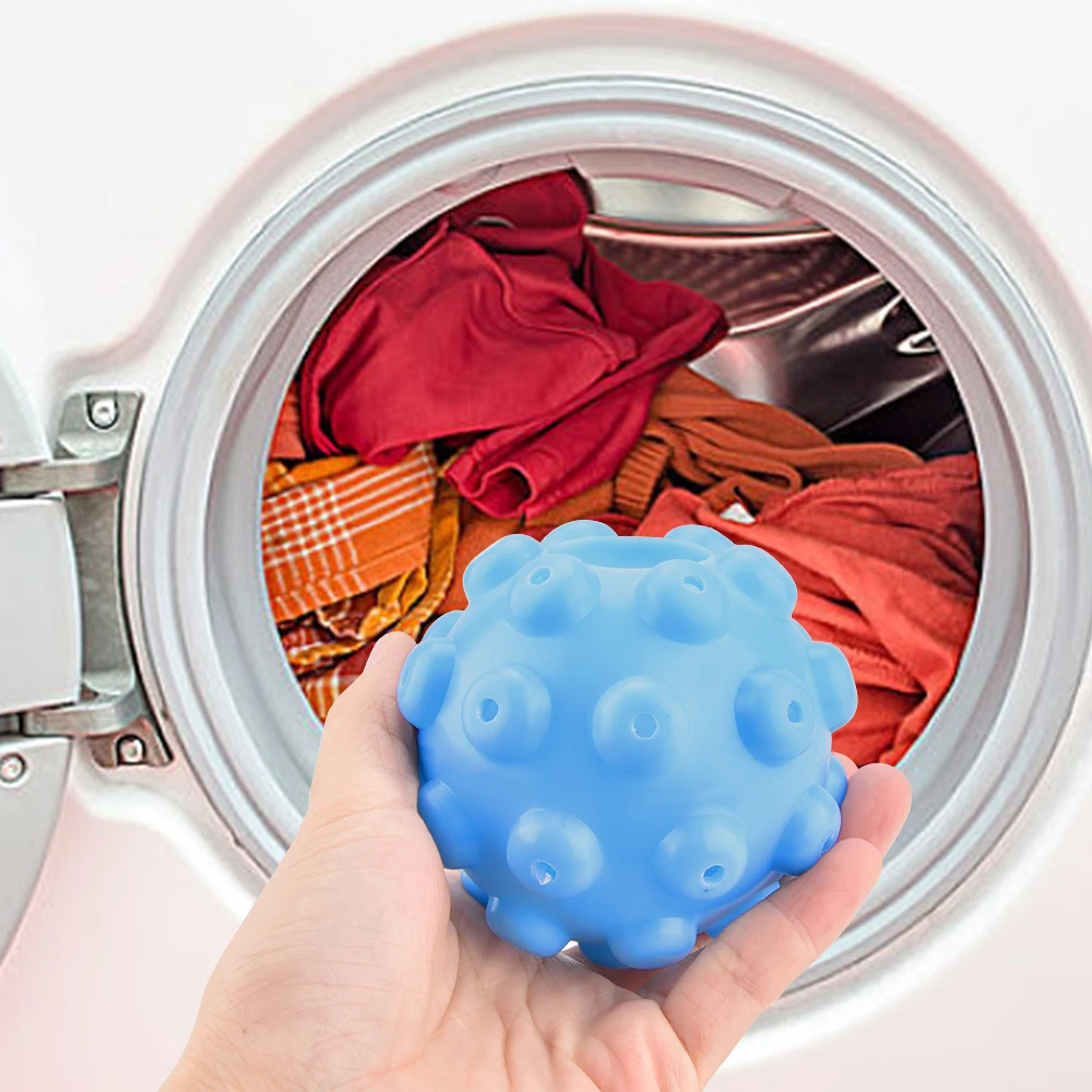 

Wrinkle Remover Dryer Ball Comfort Fabric Softener Laundry Patches Iron On Clothes Steamy Laundry Drying Balls