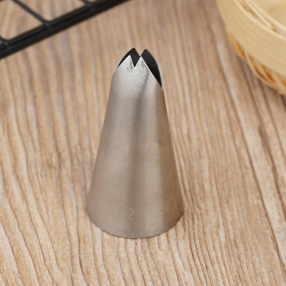 

#112 Leaf Piping Nozzle Icing Tip Pastry Tips Cup Cake Decorating Baking Tools Bakeware Create Leaves Large Size