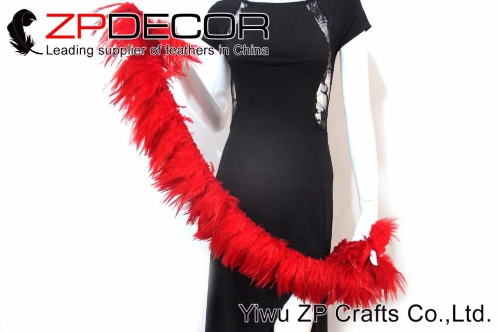 Новинка! Zpdecor 700-800 шт 4-6 дюймов окрашенные красные подвешенные перья для украшения фиалка "петушиные перья" для украшения костюма