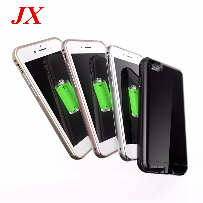 Металлический каркас батареи Чехол для iPhone 7 Plus батарея зарядное устройство