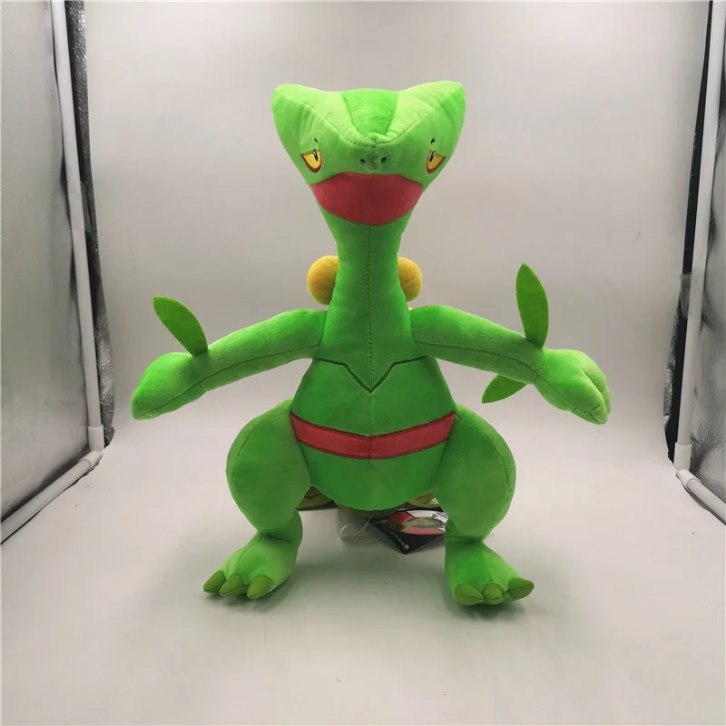 Персонажи аниме Treecko Evolution grovile Sceptile Mega Sceptile pkm Мягкие плюшевые игрушки подарки для детей