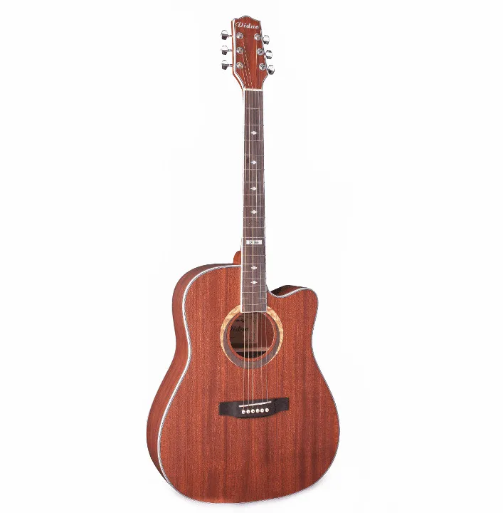 Guitar without EQ 41 дюймов Акустическая народная гитары, музыкальные инструменты с пятью сегмент равновесия EQ гриф из красного дерева Сапеле ra - Цвет: Guitar without EQ
