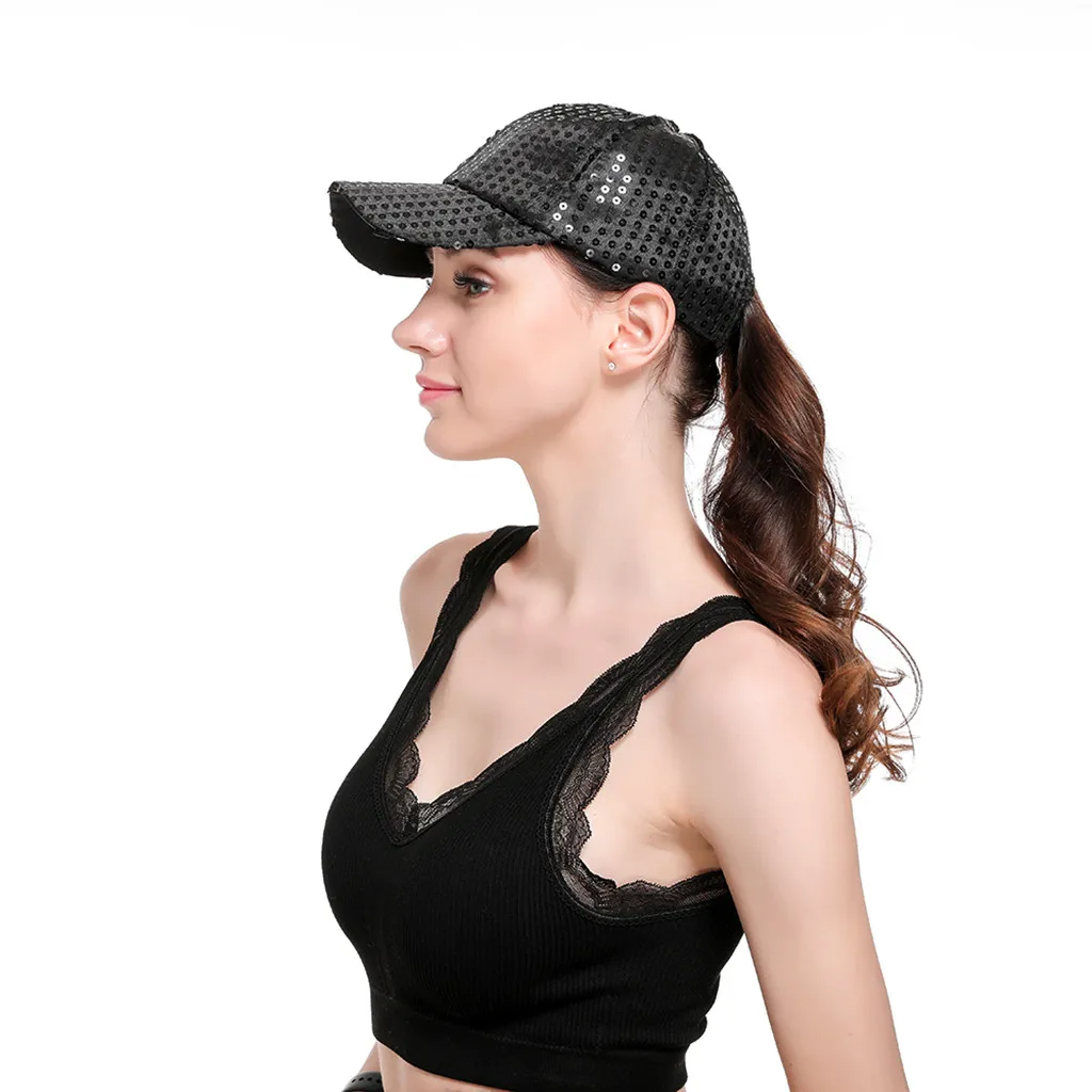 Стильный козырек шляпа Повседневная Casquette Gorra конский хвост грязные булочки