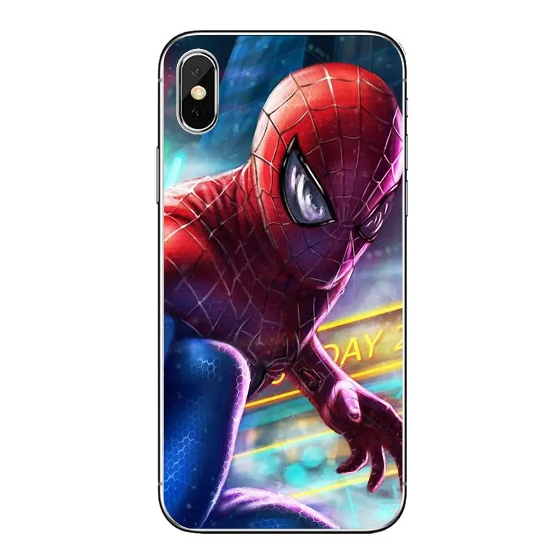 Человек-паук Marvel Hero DC Venom для Motorola Moto X4 E4 E5 G5 G5S G6 Z Z3 G3 C Play Plus мягкие прозрачные чехлы