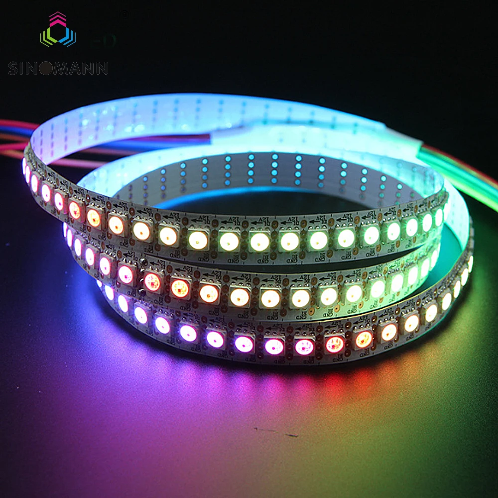 Пиксельная светодиодная RGB ленсветильник WS2815 (WS2812B/WS2813) индивидуальное