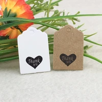 3x2cm thank you scallop gift tag for diy hang price labels greeting card crafts 1000pcslot