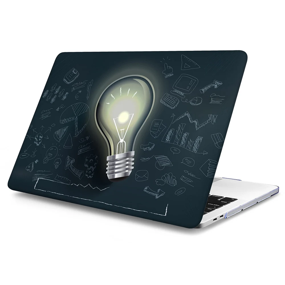 Инновационный жесткий чехол с лампочкой для Macbook Pro 13 15 дюймов A1706 A1707 Touch Bar& retina display Air 11 12 13