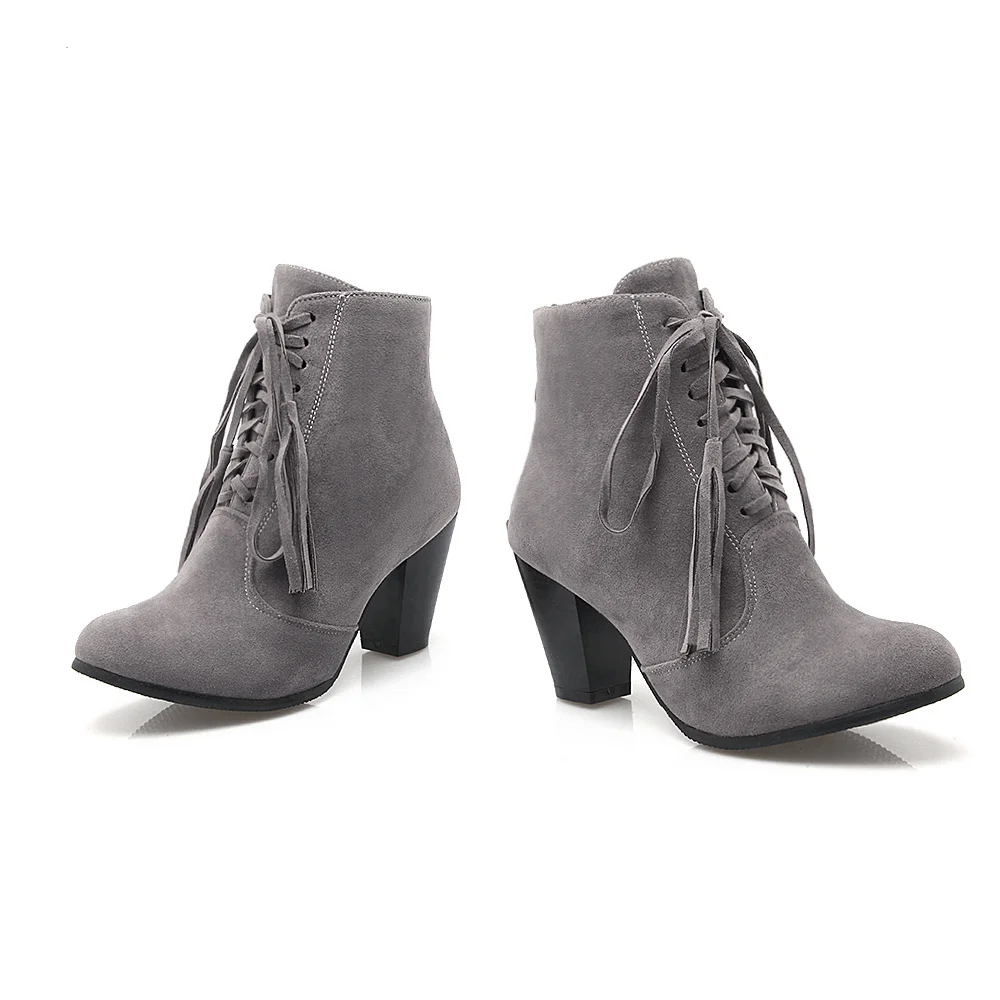 Лидер продаж женская обувь ботильоны цвет красный желтый серый черный большие