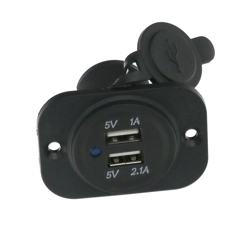 MoFlyeer Универсальный 12 В мотоцикл Водонепроницаемый двойной USB порт зарядное