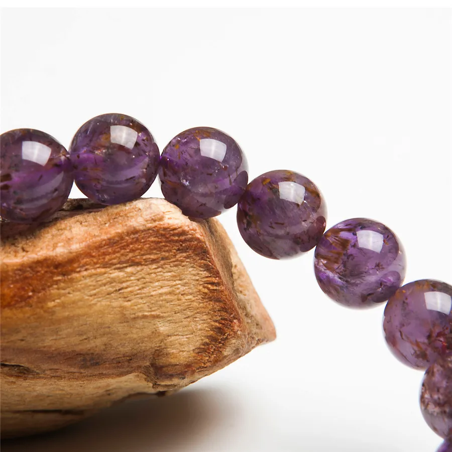 Натуральный каксинит рутилированный кварцевый драгоценный камень браслеты для