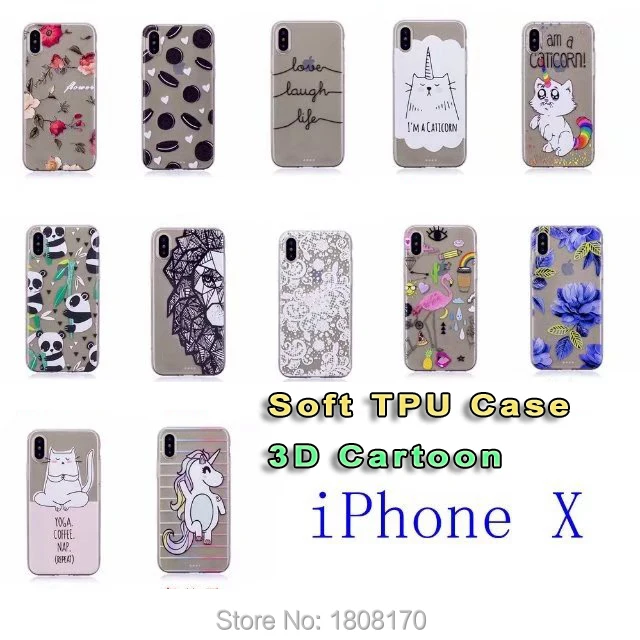 Прозрачный мягкий чехол из ТПУ C-Ku для Iphone X IphoneX 8 7 6 6S Plus 5S 5 SE мобильного телефона 100