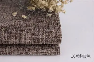 17 Искусственная льняная ткань для диванных подушек DIY ремесло швейная ткань обивка ткань 45*145 см/шт L03 - Цвет: 17