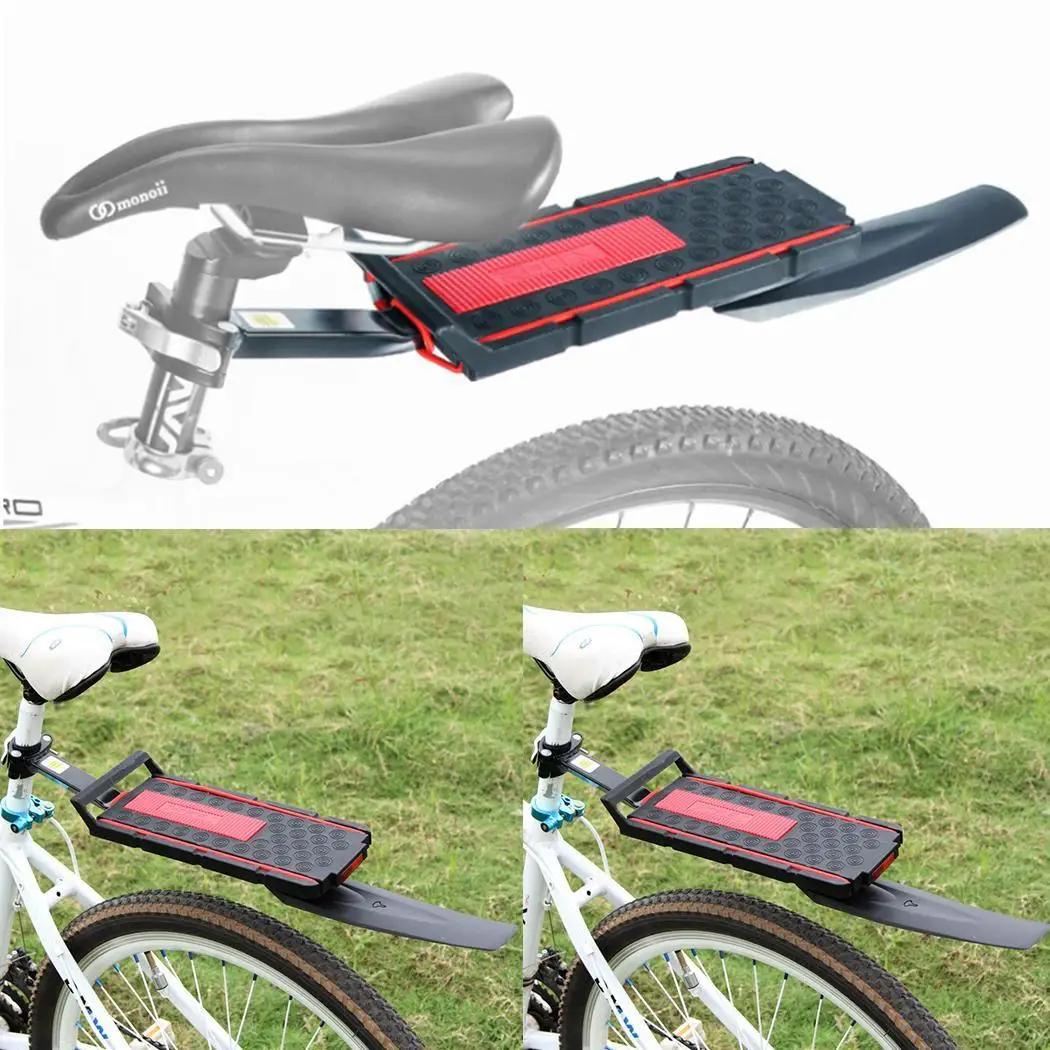 Aluminum Alloy Bike Rear Rack Quick About 0.6kg Removal 10kg Installation With Cycling Tail Fender | Спорт и развлечения