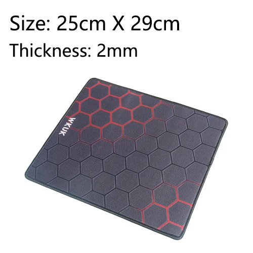 Red and Black Dgvr 2530 коврик для мыши резиновый подарок для мальчиков или девочек точный прямоугольный игровой коврик для мыши маленького размера нескользящий для ПК ноутбука - Цвет: Red and Black