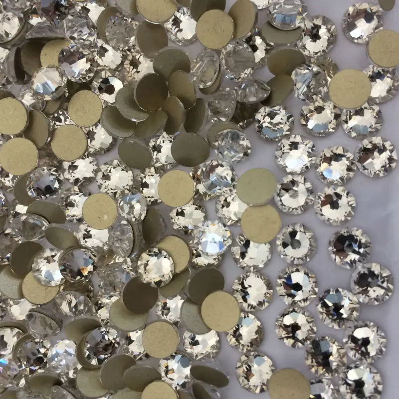 YANRUO 5A Crystal SW RhinestonesSS10 SS16 SS20 SS30 Clear Strass NO Hotfix Flatback Crystals Sparkle Xirius Nail Art Rhinestone | Красота и