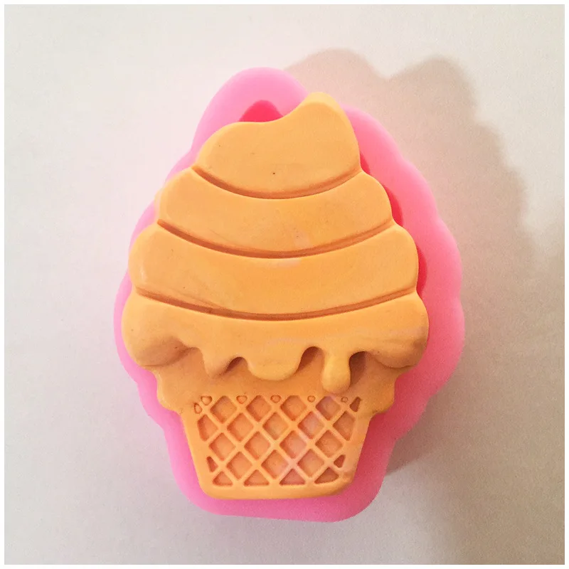 Мороженое Моделирование силиконовая форма чистая текстура DIY мыло ручной работы