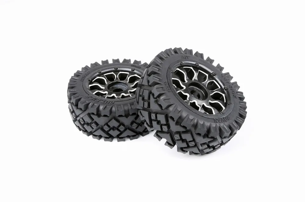 1/5 hpi km rovan baja 5B Передняя вездеходная шина с металлической ступицей Передняя-2