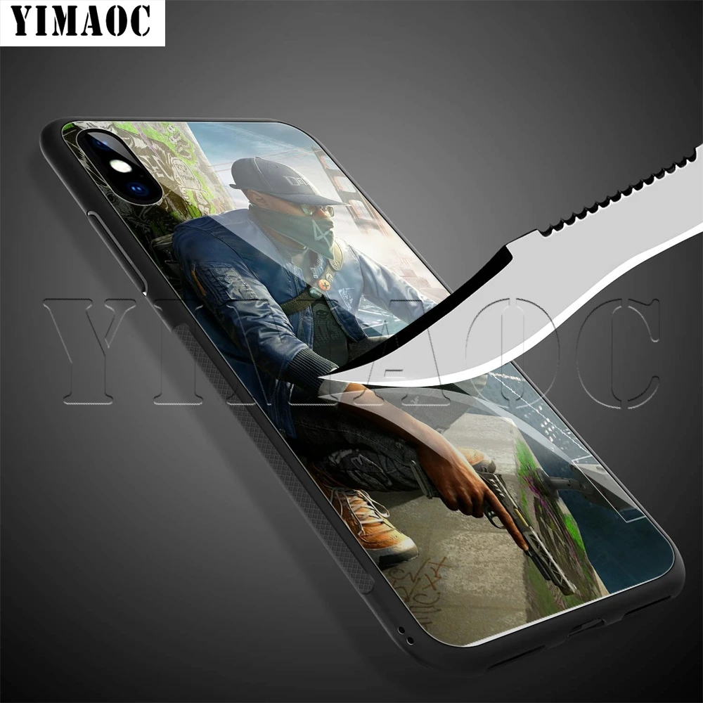 Чехол YIMAOC из закаленного стекла для iPhone 11 Pro XS MAX XR X 8 7 6 6S Plus|Бамперы| |