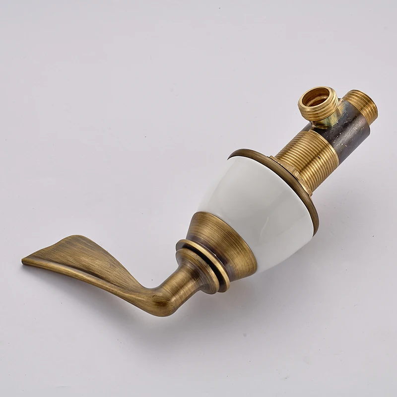 Смесители для раковины с двойной ручкой антикварные смесители в ванной комнате 3