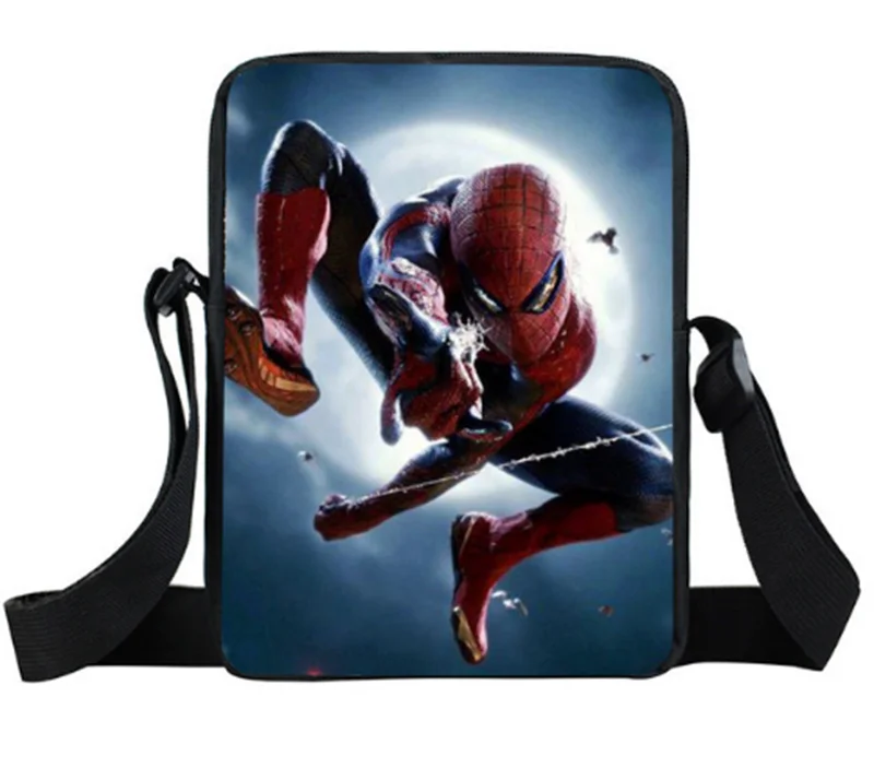 022 Comics Mini Superhero сумка-мессенджер детская 3D мультяшная сумка через плечо для мальчиков и девочек сумка с изображением дедпула - Цвет: 022