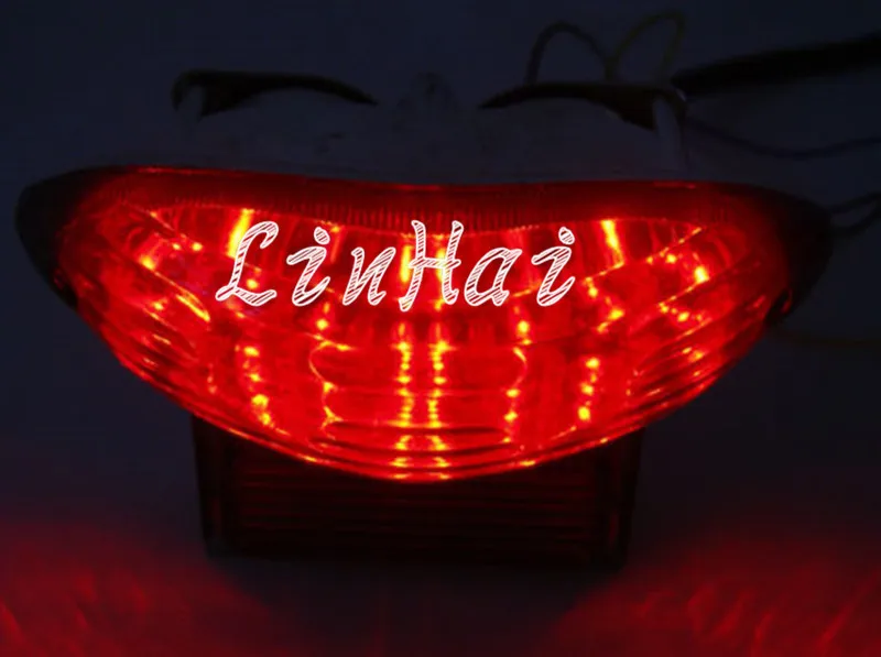 1 шт. светодиодный мотоцикл дымчатые линзы задних фонарей указателей повтора