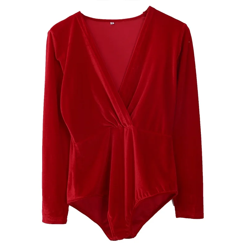 Женская бархатная блузка с глубоким V образным вырезом|shirt patch|shirt neckshirt plus |