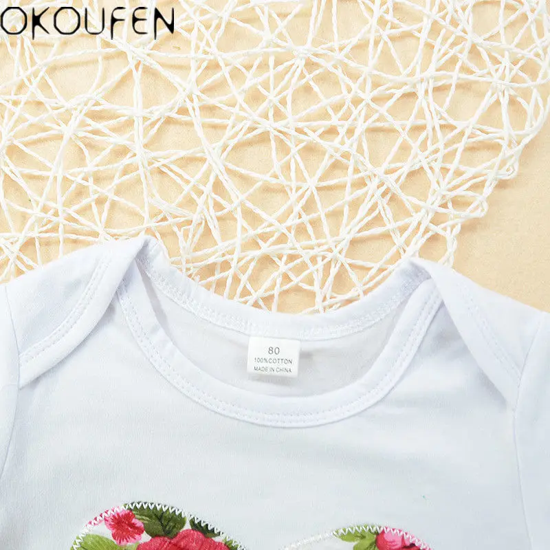 Комплект из 3 шт. для новорожденных девочек комбинезон + штаны повязка на голову