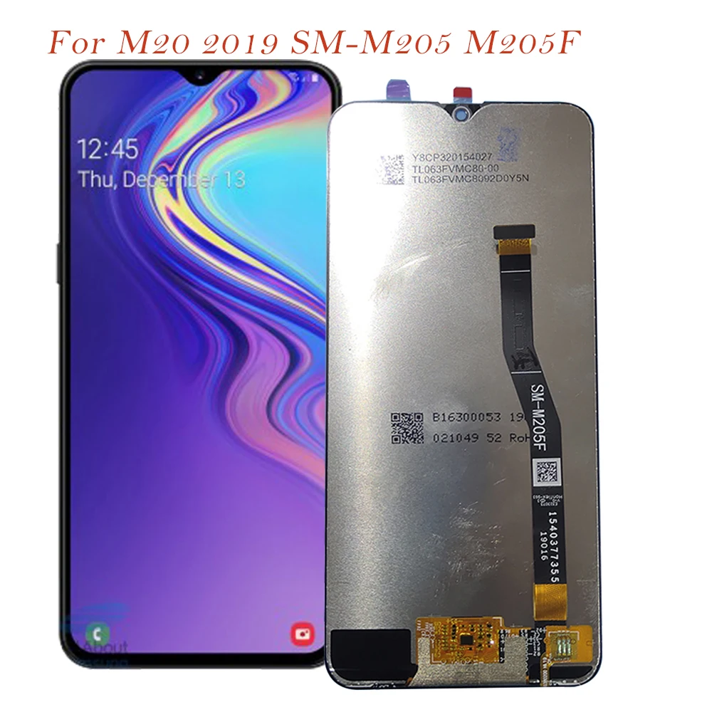 Тестовый ЖК-экран для Samsung Galaxy M20 2019 дюйма цифровой преобразователь сенсорного