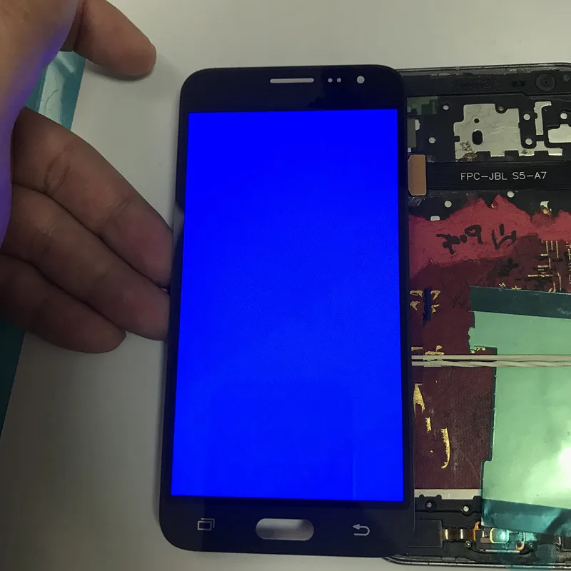 ЖК дисплей SUPER AMOLED с жидкостной тенью для Samsung Galaxy J3 2016 J320 J320F сенсорным экраном и