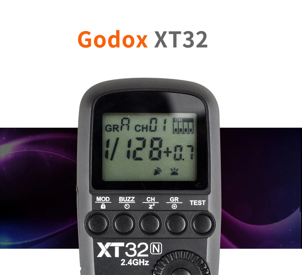 Godox XT32C XT32N 1/8000s Высокоскоростная синхронизация 2,4G беспроводной триггер вспышки для Godox X system Flash XTR-16 XTR-16S для DSLR камеры