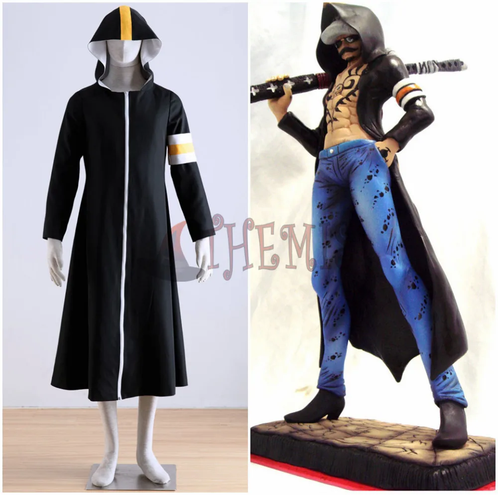 

Athemis ONE PIECE Trafalgar Law (Trafalgar D Water Law) long Hoodies coat unisex jacket any size cosplay costume