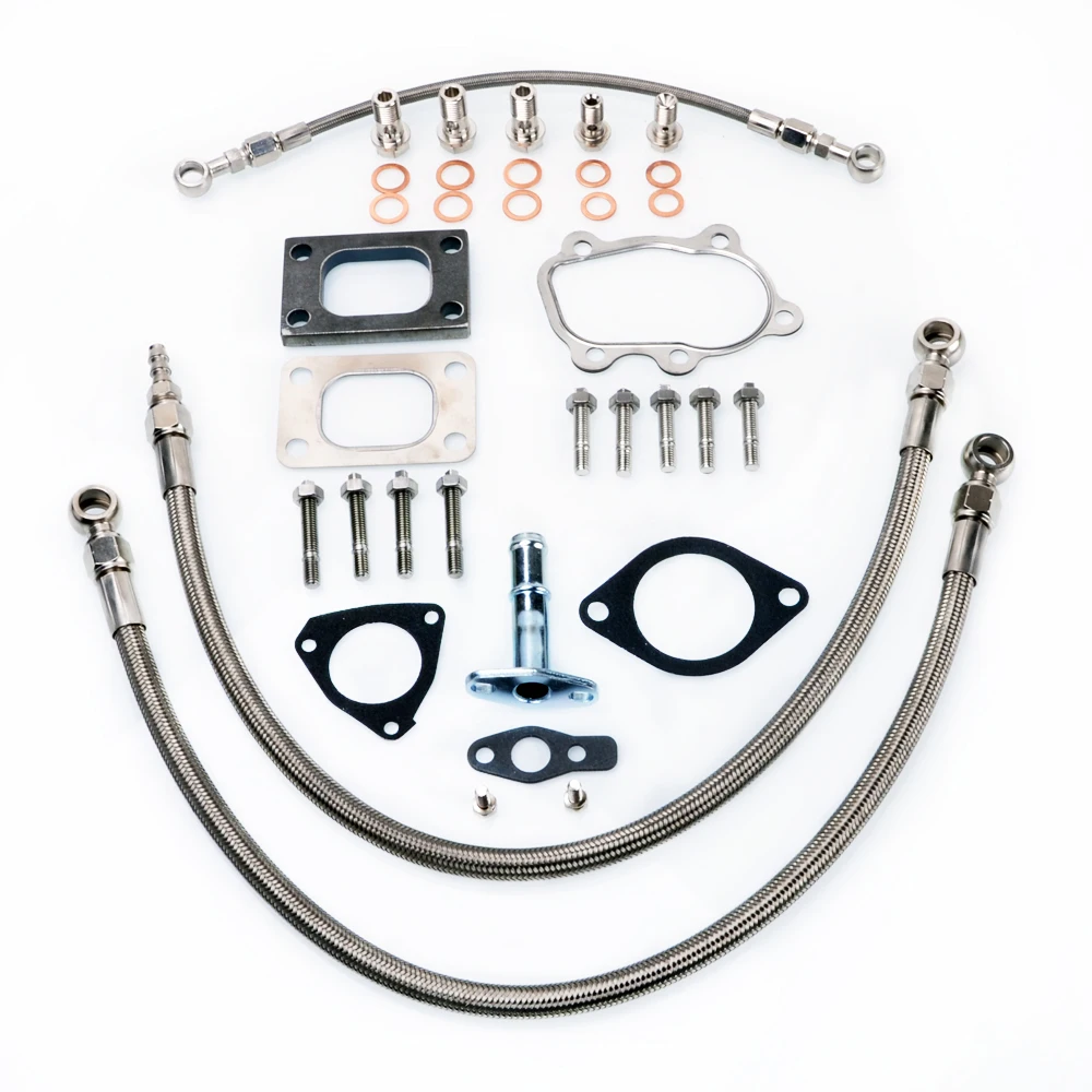Kinugawa турбо масло и водная Линия Комплект 6AN для Nissan S13 Silvia SR20DET CA180DET TD05H TD06SL2 TD06H|kit