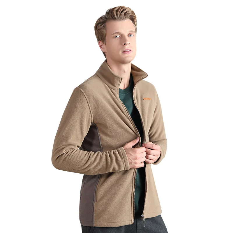 Tectop осень-зима открытый Для мужчин теплый флисовое пальто толстые теплые зимние