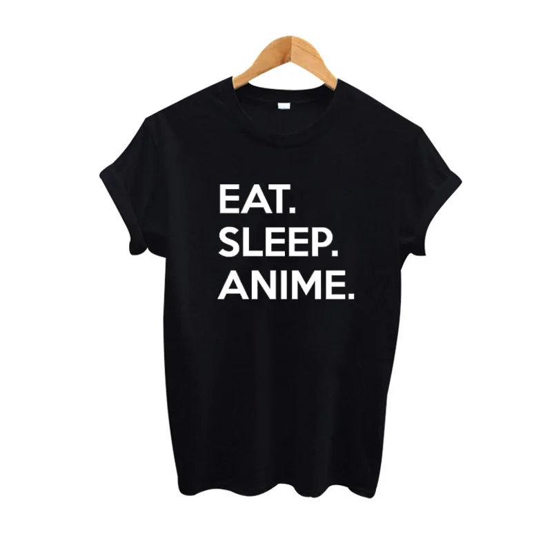 Забавная футболка с надписью Eat Sleep женская одежда Harajuku Прямая поставка|Футболки|