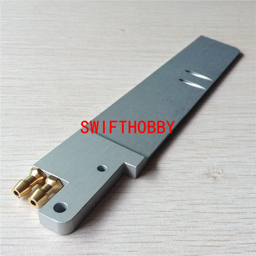 Алюминиевое рулевое лезвие высотой 160 мм с двойным пикапом для радиоуправляемых