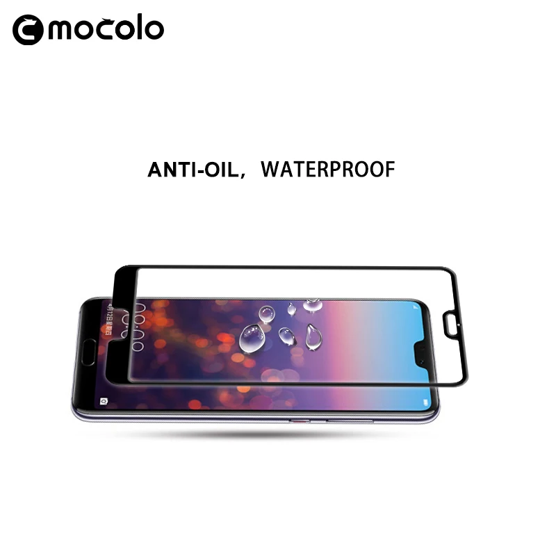 Закаленное стекло Mocolo 5D с полным покрытием для Huawei P20 Защита экрана Pro защитная