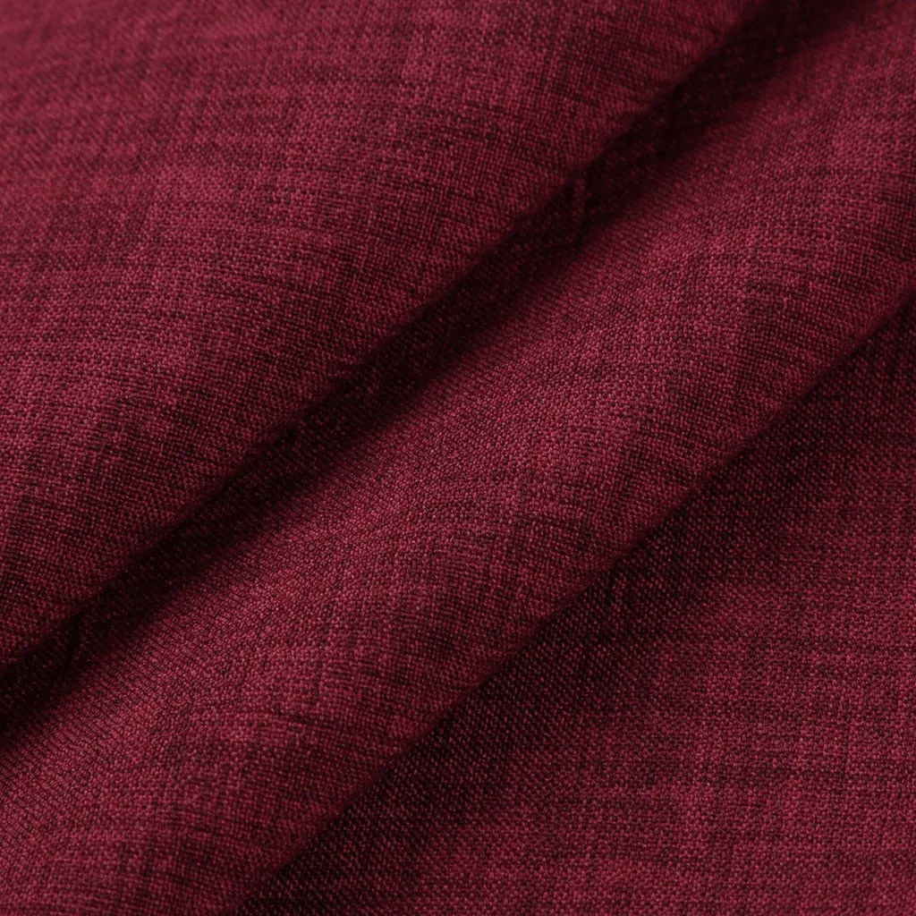 camiseta hombre, Мужская мешковатая Ретро хлопковая льняная однотонная туника с коротким рукавом и v-образным вырезом, рубашка, топы, блузки, blusa masculina