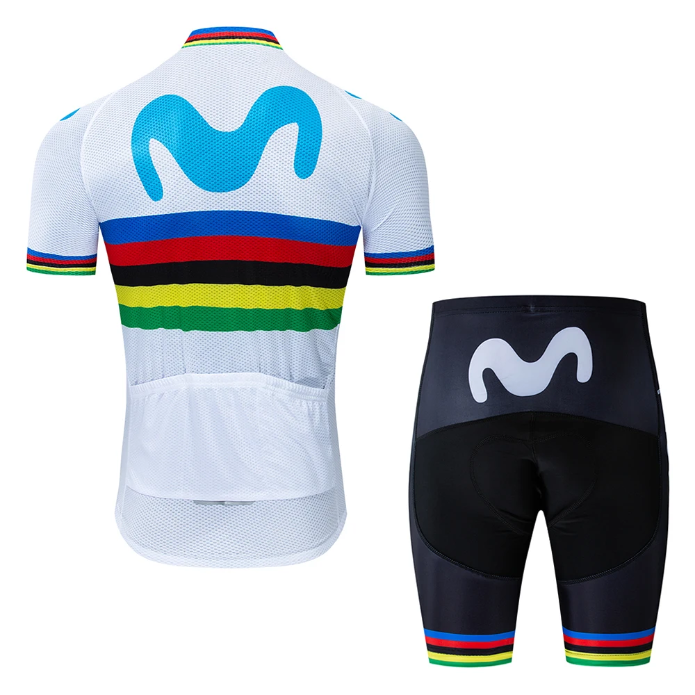 Команда movistar индивидуальный костюм для велоспорта UCI EUROPA TOUR Sports pak custom racefiets team conjunto malliot ciclismo jersey body