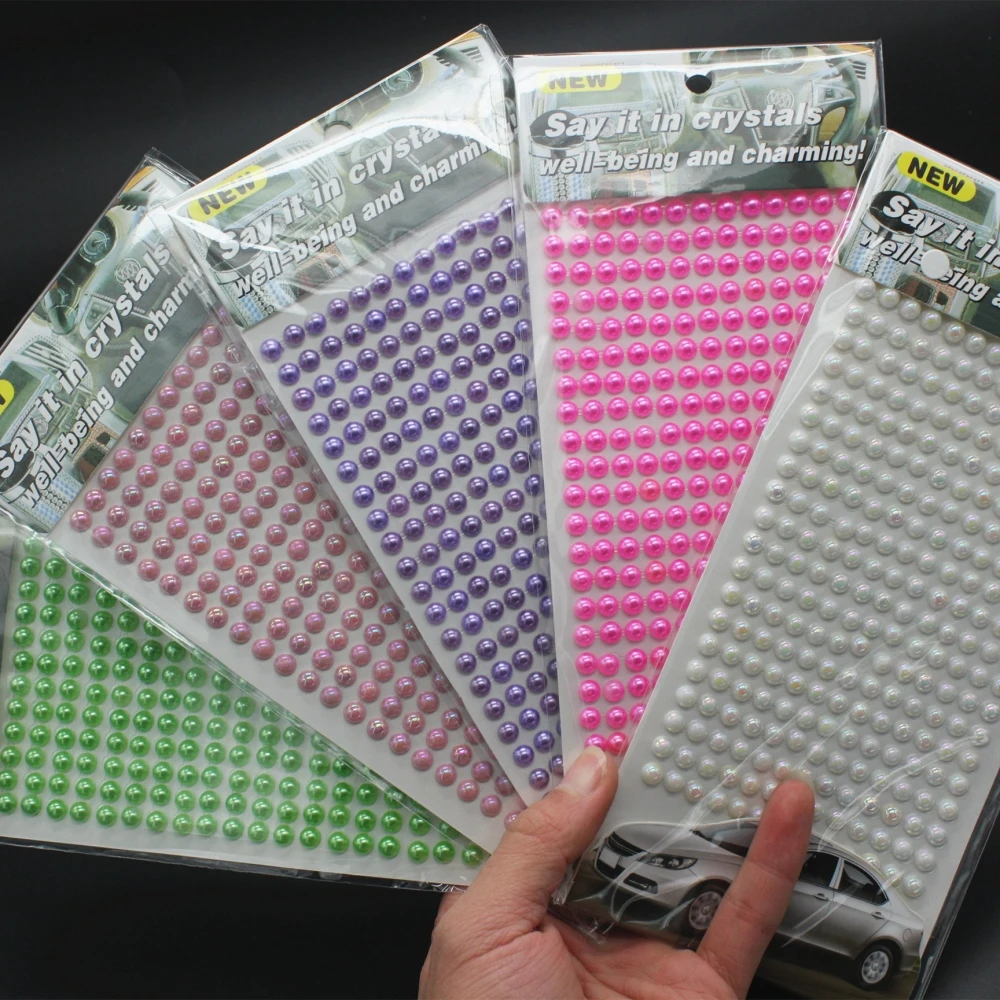 2 листа декоративные игрушки наклейка 6 мм DIY Наклейка Мобильный/PC Искусство