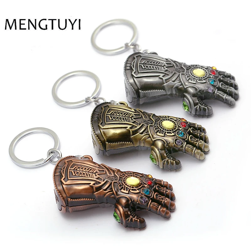 J Store Мстители 3 танос брелок Infinity Gauntlet класс бесконечной мощности chaviro для мужчин держатель сувенирные украшения