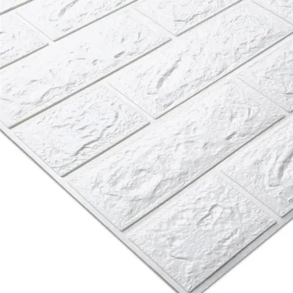 ПЭ Пена 3D наклейки на стену рельефный кирпич Водонепроницаемый самоклеющиеся