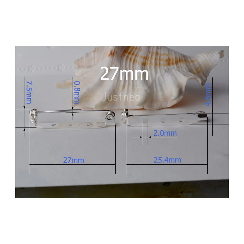 Твердый серебристый Нагрудный значок с застежкой-булавкой ручной работы пустая